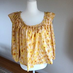 Free People Floral Blouse